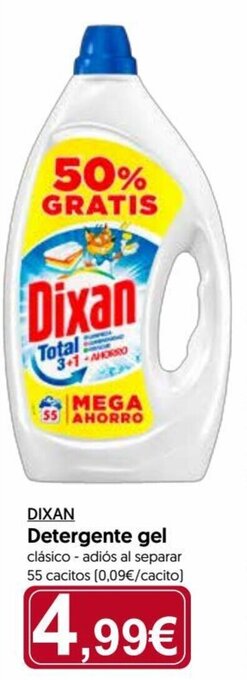 Hiper Usera Dixan Detergente Gel oferta