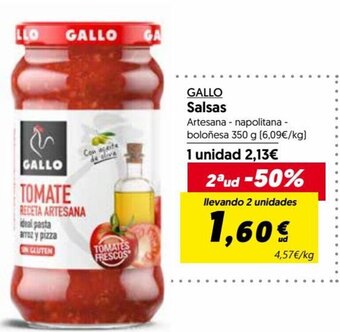 Hiper Usera Gallo Salsas oferta