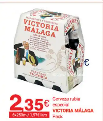 Supermercados Plaza Victoria Málaga Cerveza rubia especial 6x250ml oferta