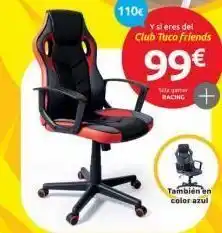 Tuco 110€ y si eres del club tuco friends 99€ racing + también en color azul oferta