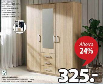 JYSK Armario vellerup oferta