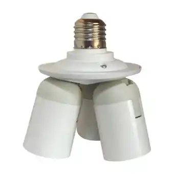 Lúzete Portalámparas 3 luces e27 blanco oferta