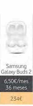 Vodafone Samsung galaxy buds2 oferta