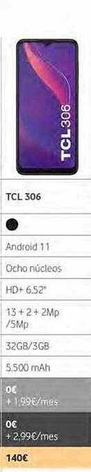 Vodafone Tcl 306 oferta