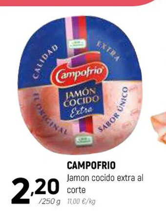 Coviran Campofrio Jamon cocido extra al corte oferta