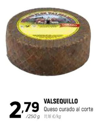 Coviran Valsequillo Queso curado al corte oferta