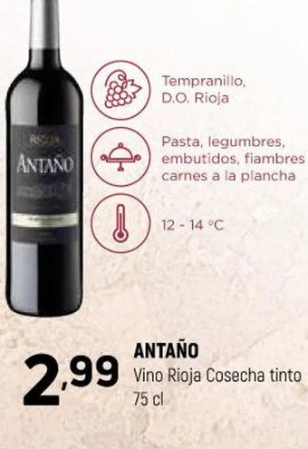 Coviran Antaño Vino Rioja Cosecha Tinto oferta
