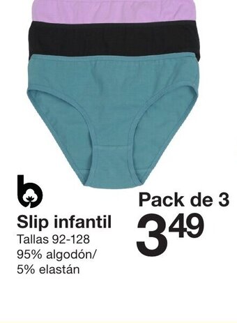 Zeeman Slip Infantil oferta
