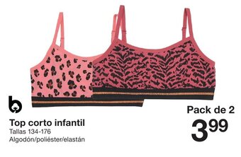 Zeeman Top Corto Infantil oferta