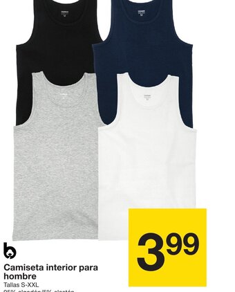 Zeeman Camiseta Interior para Hombre oferta