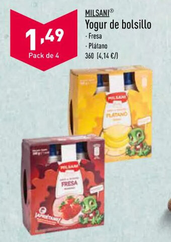 ALDI Yogur de Bolsillo oferta