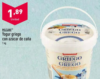 ALDI Yogur Griego Con azúcar de caña oferta