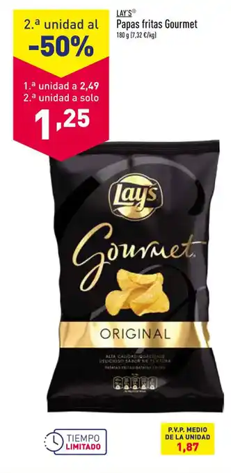 ALDI Lay's Papas Fritas Gourmet oferta