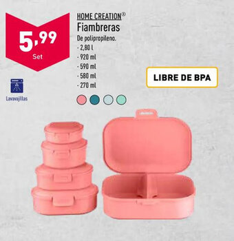 ALDI Fiambreras oferta