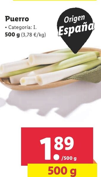 Lidl Puerro oferta