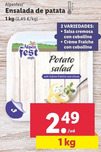Lidl Ensalada de Patata oferta