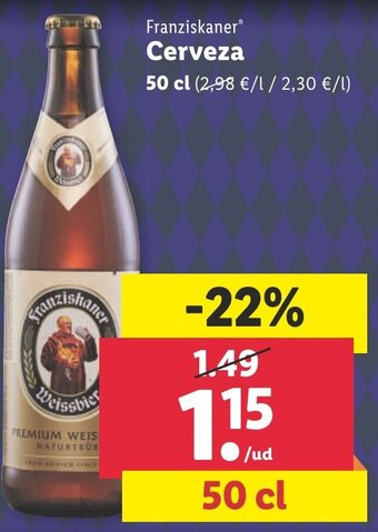 Lidl Franziskaner Cerveza oferta