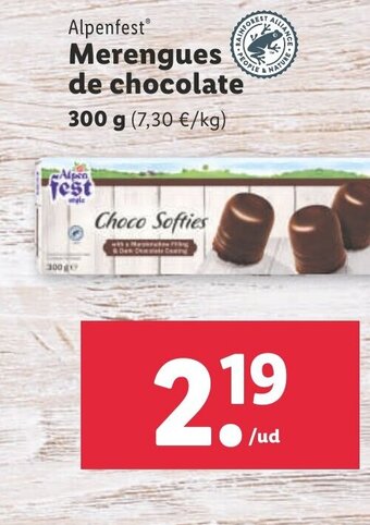 Lidl Merengues de Chocolate oferta