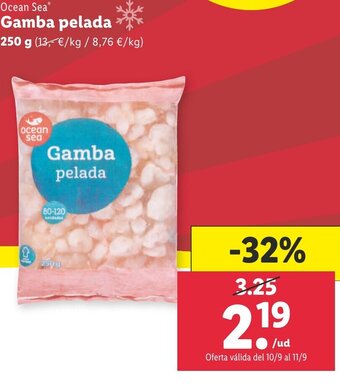Lidl Gamba Pelada oferta
