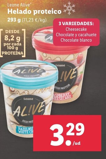 Lidl Helado Proteico oferta