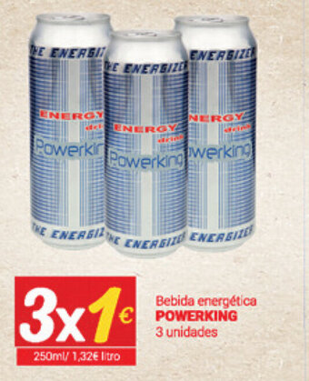Supermercados Plaza Powerking Bebida energètica 250ml oferta
