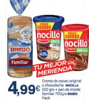 Nocilla Crema de cacao original o chocoleche