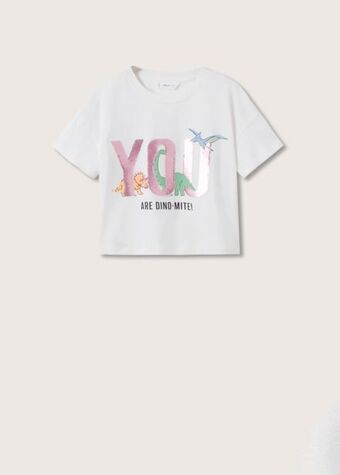 Mango Kids Camiseta lentejuelas reversibles oferta