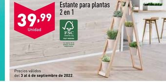 ALDI Estante para Plantas 2 en 1 oferta