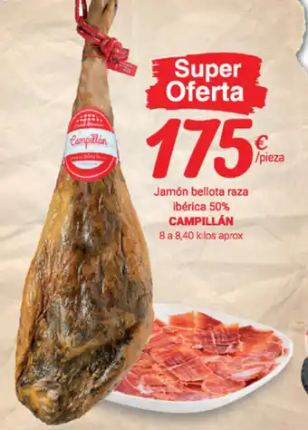 Campillán Jamón bellota raza ibèrica 50%