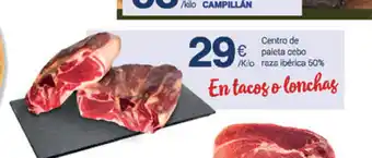 Supermercados Plaza Centro de paleta cebo raza ibèrica oferta