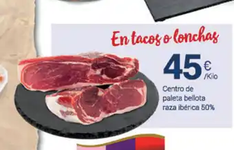 Supermercados Plaza Centro de paleta bellota raza ibèrica oferta