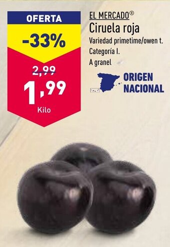 ALDI Ciruela Roja oferta