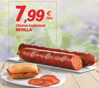 Supermercados Plaza Chorizo tradicional Revilla oferta