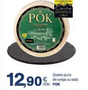 Supermercados Plaza Queso puro de oveja curado POK oferta