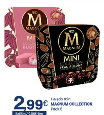 Supermercados Plaza Magnum Collection Helado mini pack 6 oferta