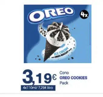 Supermercados Plaza Oreo Cookies cono pack oferta