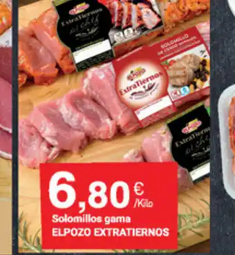Supermercados Plaza Solomillos gama elpozo extratiernos oferta