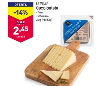 ALDI Queso Cortado oferta