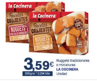 Supermercados Plaza La Cocinera nuggets tradicionales oferta