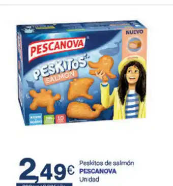 Supermercados Plaza Pescanova peskitos de salmón unidad oferta