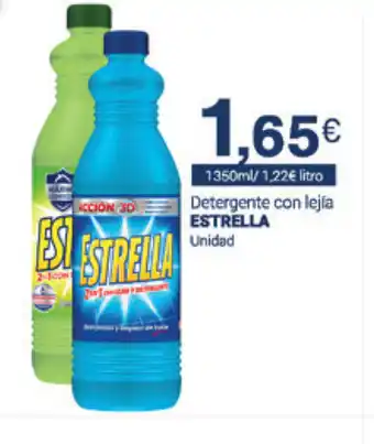 Supermercados Plaza Estrella Detergente con lejla oferta