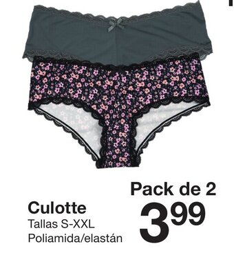Zeeman Culotte oferta