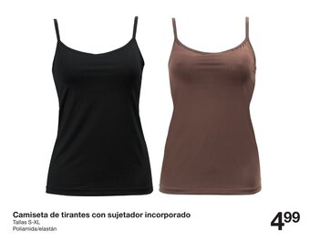 Zeeman Camiseta de tirantes con sujetador incorporado oferta
