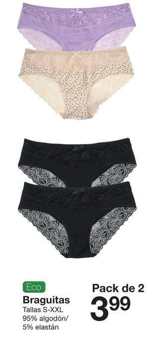 Zeeman Braguitas S-XXL oferta