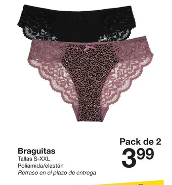 Zeeman Braguitas Tallas S-XXL oferta