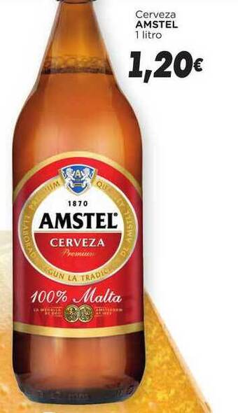 Supermercados Piedra Amstel Cerveza oferta