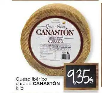 Supermercados Piedra Canastón Queso Ibérico Curado oferta