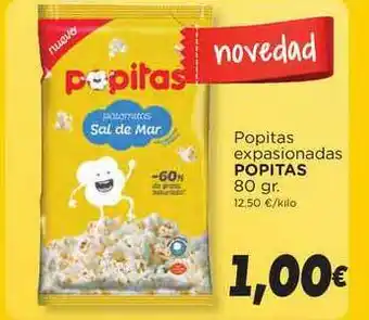 Supermercados Piedra Popitas Popitas Expasionadas 80gr oferta