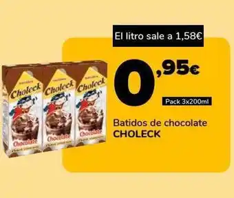 Supeco Batidos de chocolate choleck oferta