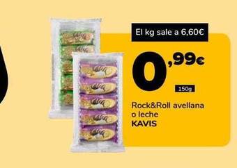 Supeco Rock&roll avellana o leche kavis oferta